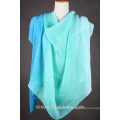 Fashion ladies polyester crinkle ombre voile longue écharpe